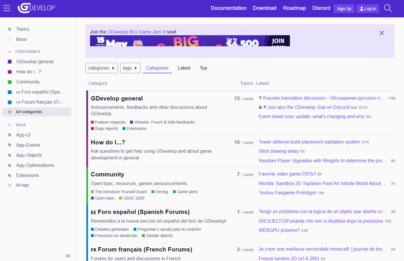 gdevelop forum