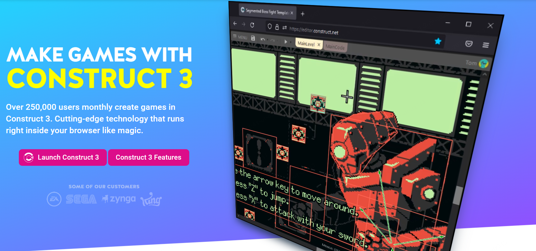 Rosebud AI alternative Construct 3