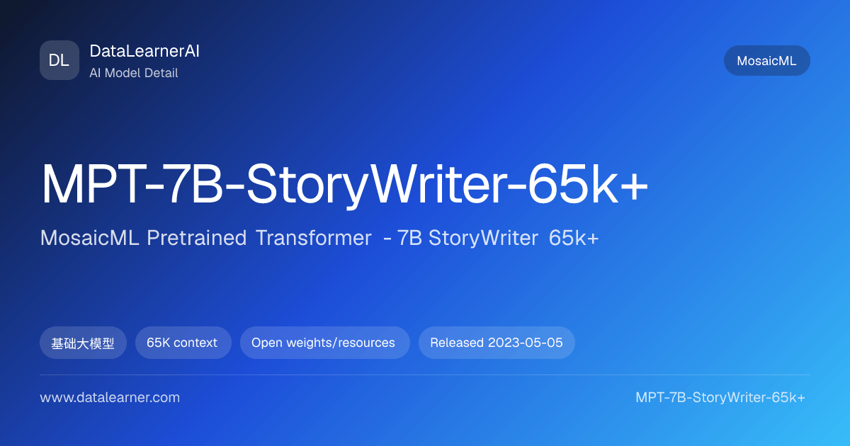 MPT-7B-StoryWriter-65k+