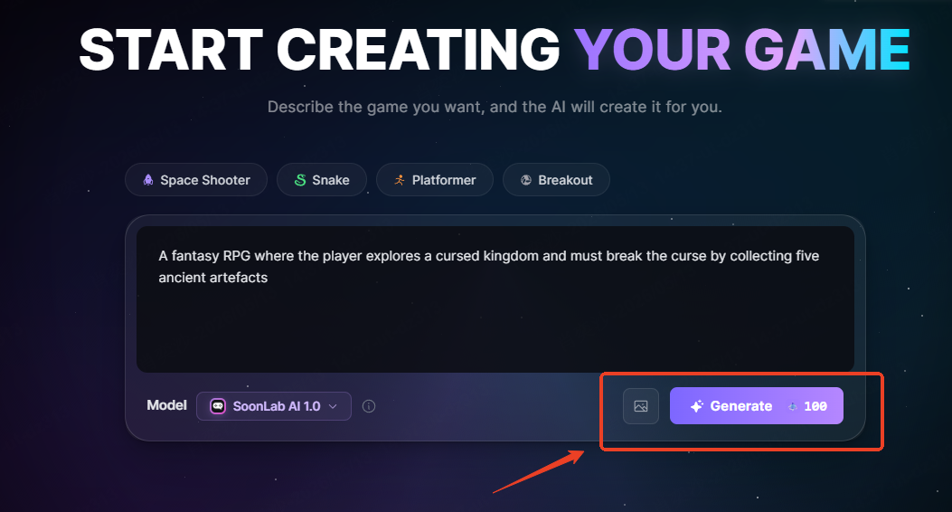 make RPG games with SoonLab