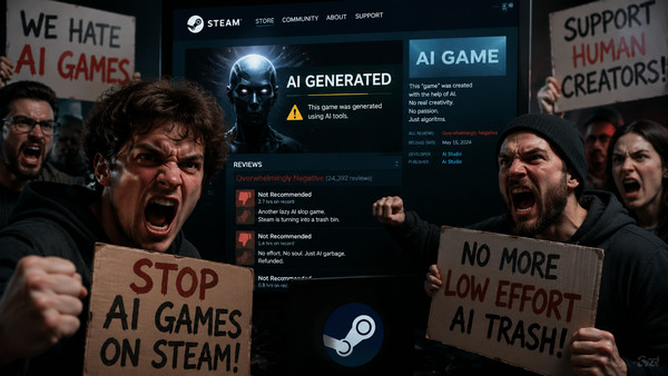 Why Players Are Angry About AI Games on Steam