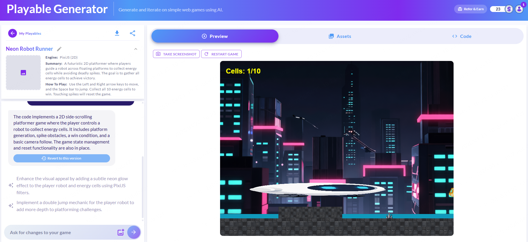 ludo video game generation error